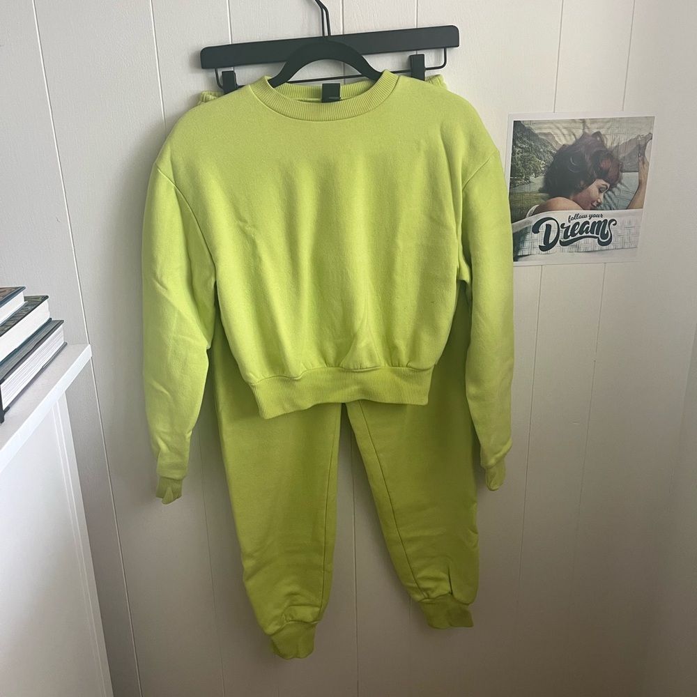 Green Matching Sweatsuit